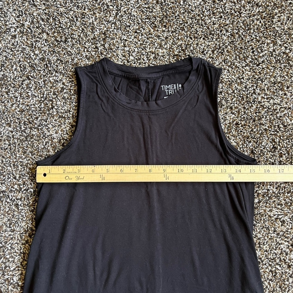 Time and Tru Black Sleeveless Halter Mini Dress - Picture 6 of 7